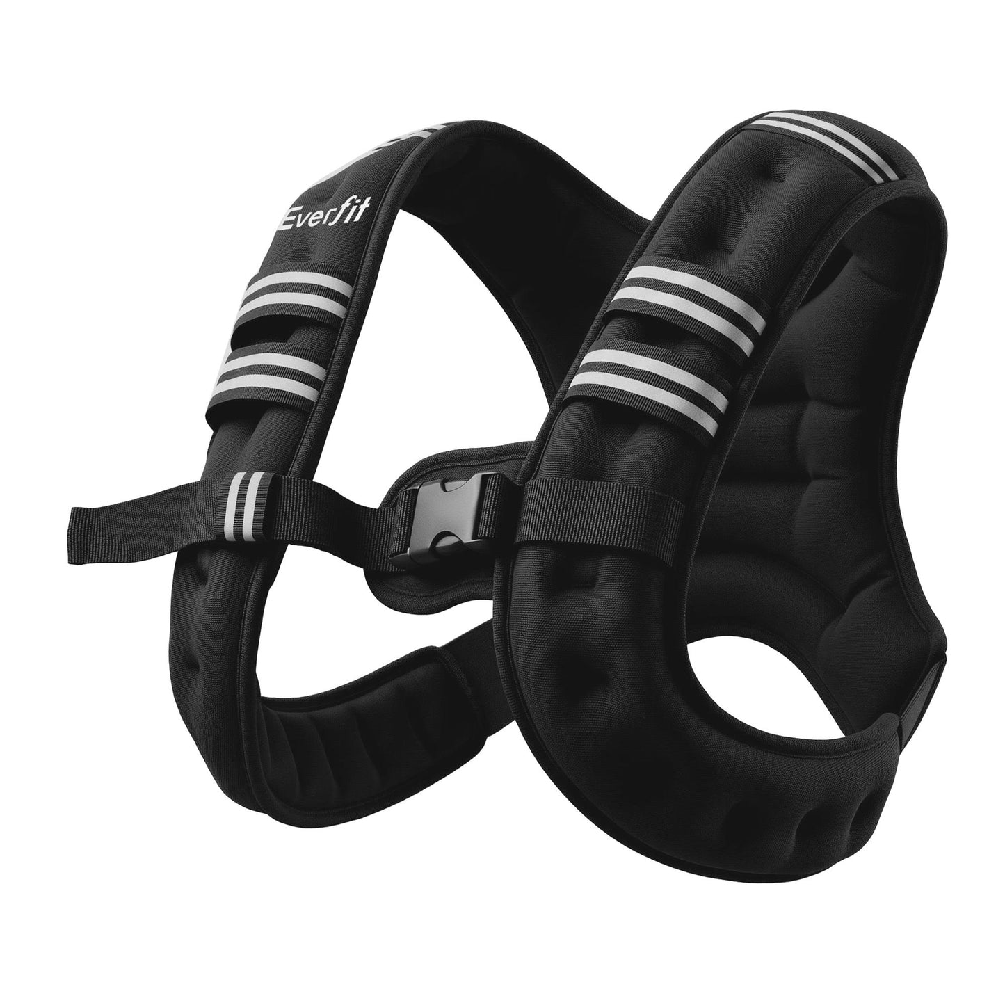 Everfit 10kg Weighted Vest Men Women, Reflective Running Vest with Armband Pouch