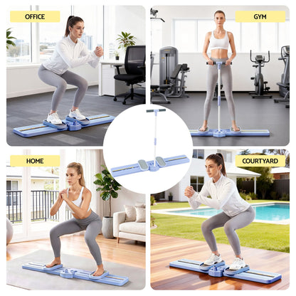 Everfit Thigh Hip Exerciser Home Ski Leg Trainer Machine Fitness Cardio Foldable