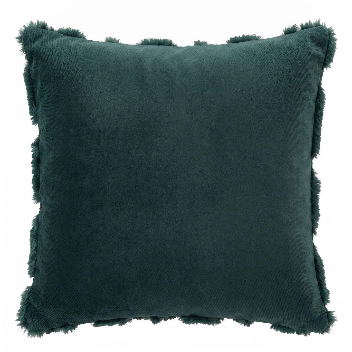 Jingle Jollys Christmas Tree Pillow Covers 2 Packs Cushion Covers Soft Faux Fur Jacquard Throw Pillow Covers 45 x 45cm Green