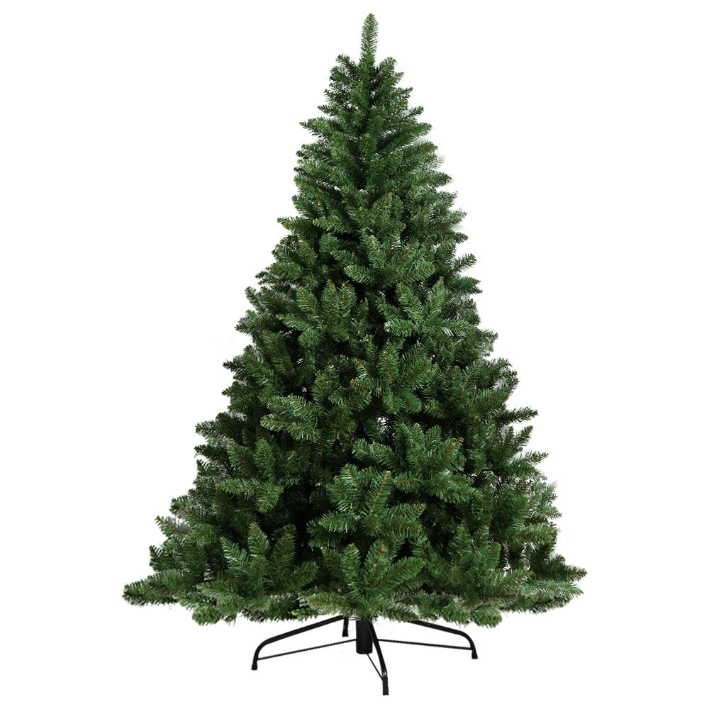 Jingle Jollys Christmas Tree 2.4m Green Xmas Tree Decorations 1225 Tips