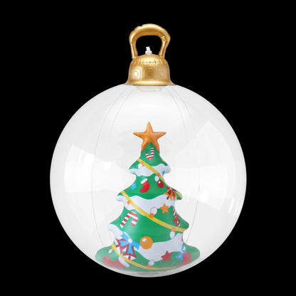 Jingle Jollys Christmas Inflatable Ball 60cm Tree Decoration Giant Bauble Clear