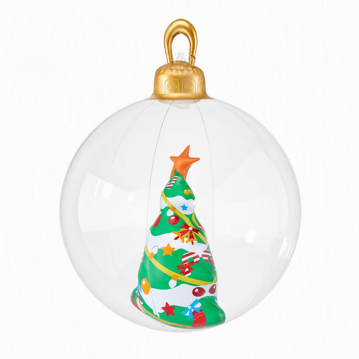 Jingle Jollys Christmas Inflatable Ball 60cm Tree Decoration Giant Bauble Clear