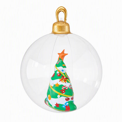 Jingle Jollys Christmas Inflatable Ball 60cm Tree Decoration Giant Bauble Clear