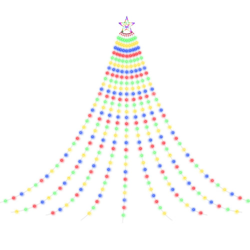 Jingle Jollys 3.8M Christmas Lights Waterfall String Light 340 LED